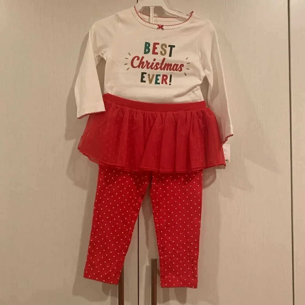 Holiday baby girl set🌲